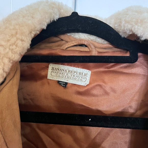 Rare Vintage Banana Republic Leather Bomber - Picture 7 of 7